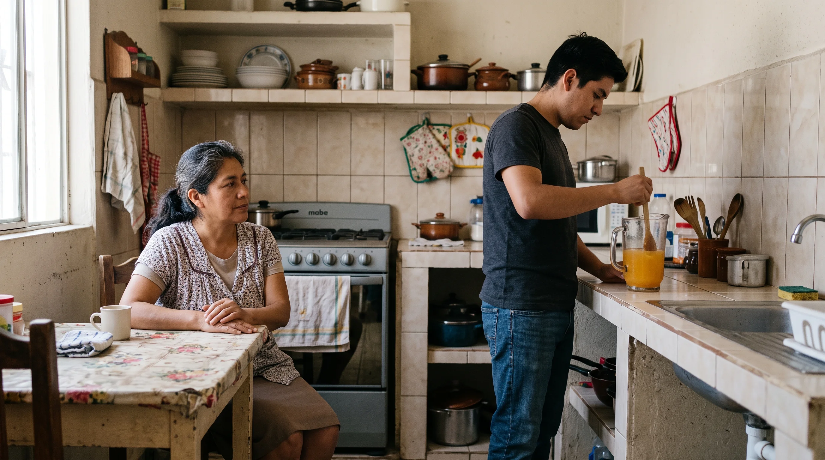Diálogo tranquilo en el hogar sobre adicciones sin confrontación