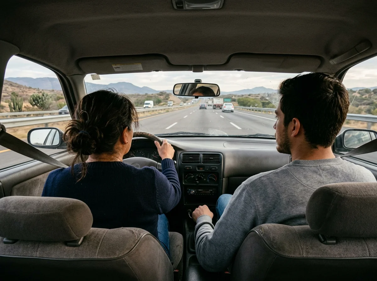 Viaje para visitas familiares por carretera desde el Bajío y Zacatecas